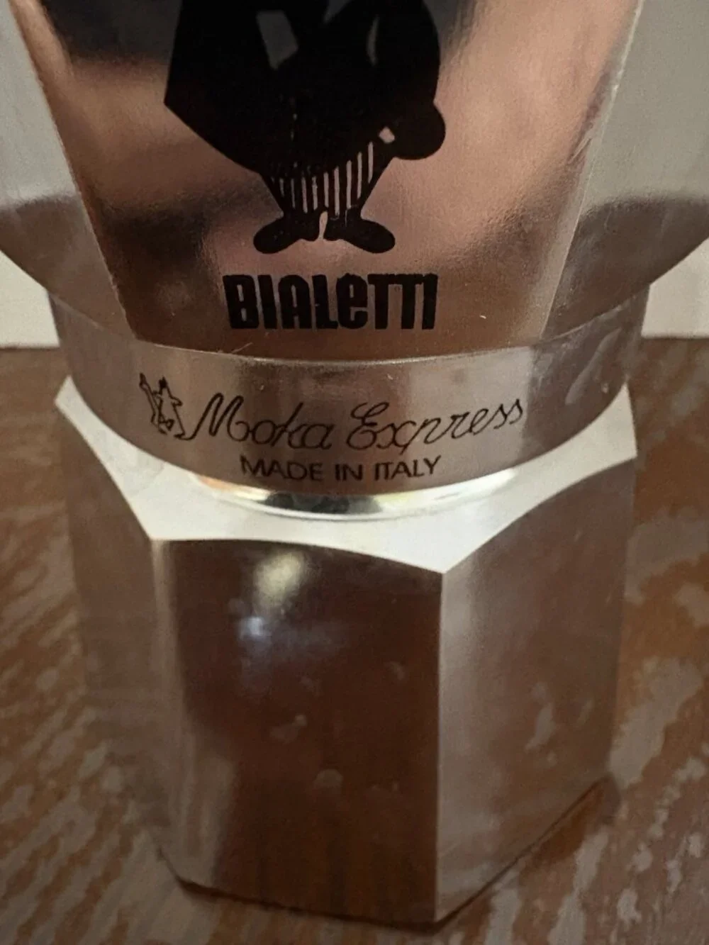 Bialetti Moka Express Export Espresso Pot 1cup Stove Top